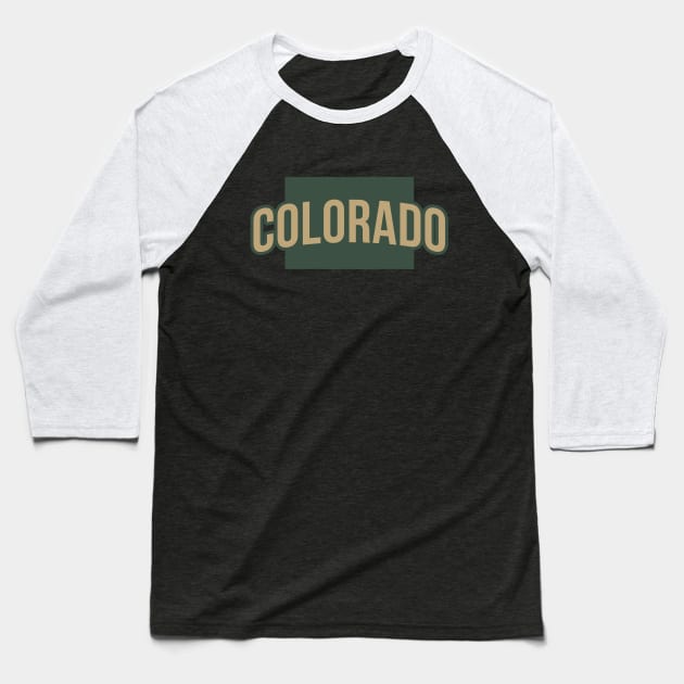 Colorado State Baseball T-Shirt by Novel_Designs